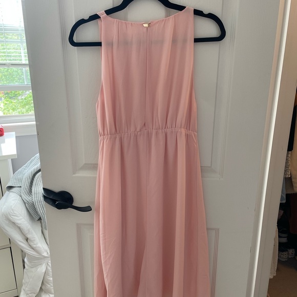 Pink chiffon Maternity dress - Picture 2 of 4